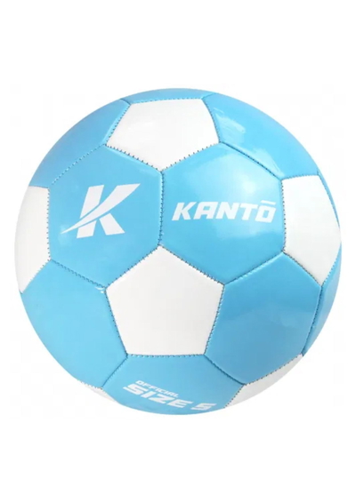 Pelota De Fútbol N°5 Kanto 280Gr Classic Color Celeste y blanco
