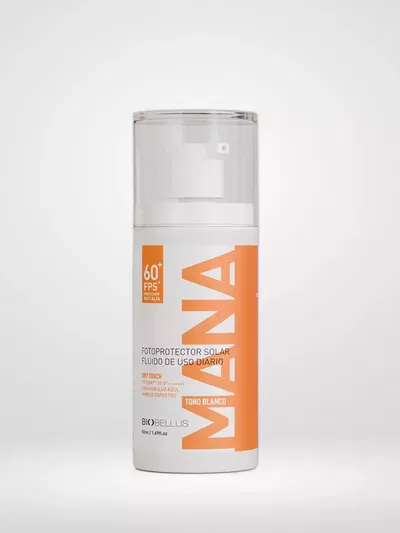 MANA | Tono Blanco | Protector solar 60+ FPS* - FP UVA** 35 (P = ++++) - Biobellus