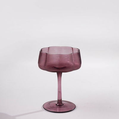 Copa De Champagne Flower Violeta X4