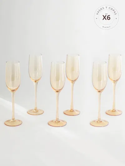 Set X6 Copas Champagne Bombe Champagne