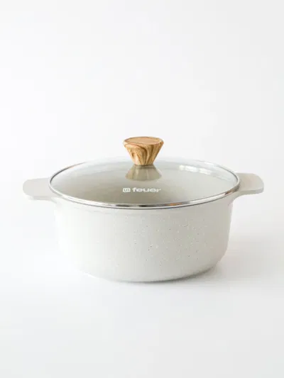 Cacerola 28Cm Granito Beige Con Tapa