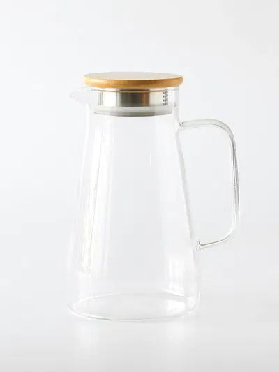 Jarra Con Tapa De Bambu 1500Ml