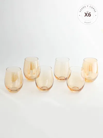 Set X6 Vasos Bombe 530Ml Champagne