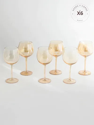 Set X6 Copa Vino Bombe 575Ml Champagne
