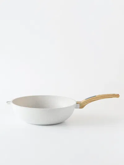 Wok 28Cm Granito Beige Mango Madera