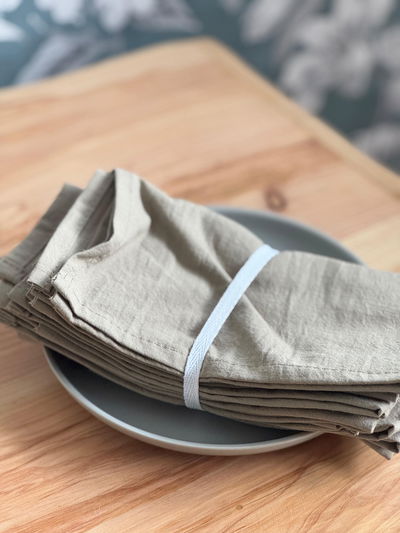 Set 6 Servilletas Tusor