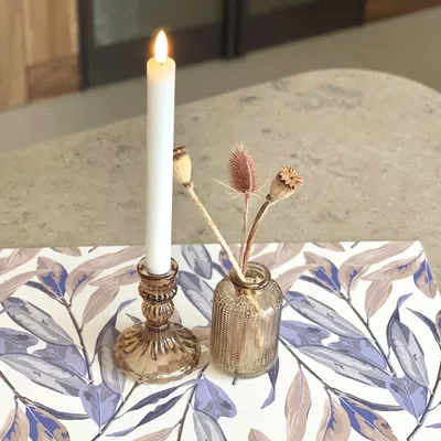 Candelabro Vidrio Champagne