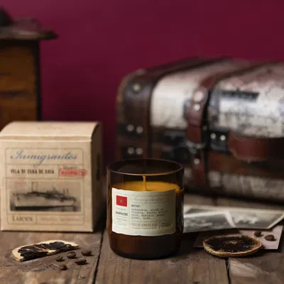Vela Linea Inmigrantes - Color Ambar