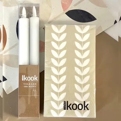 Servilletas Rectangulares Hojas Blancas