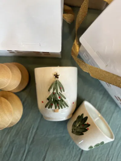 Duo Vela Navidad Grande Y Chica