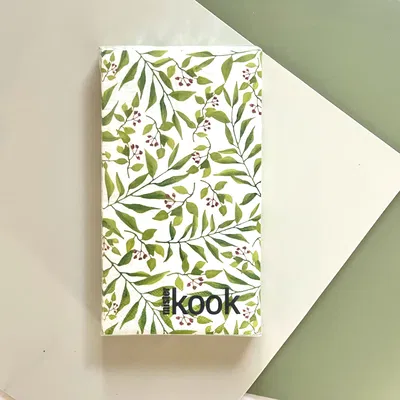 Servilleta Rectangular Hojas Verdes Botanico