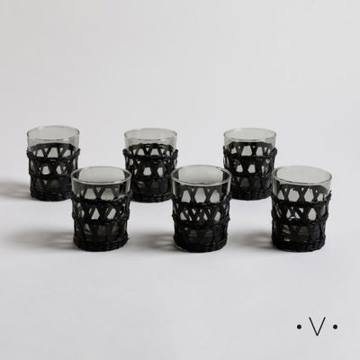 Set X6 Vasos Maja Black 260Ml