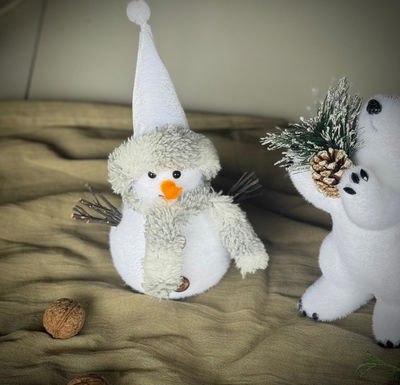 Muñeco Nieve Navidad 18Cm