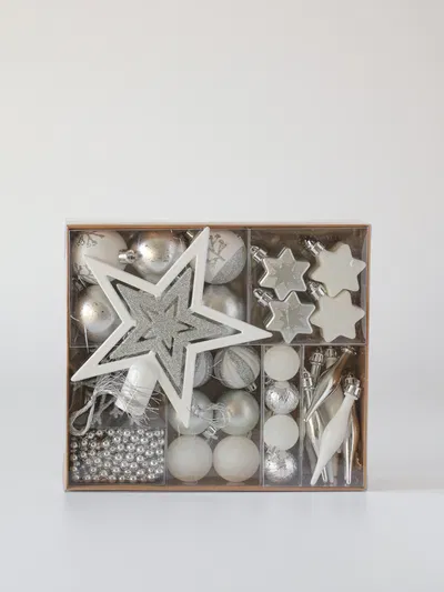 Set Completo Navidad X59 Silver Arbolito