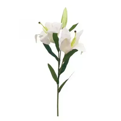 Rama Lirio Blanco 62Cm