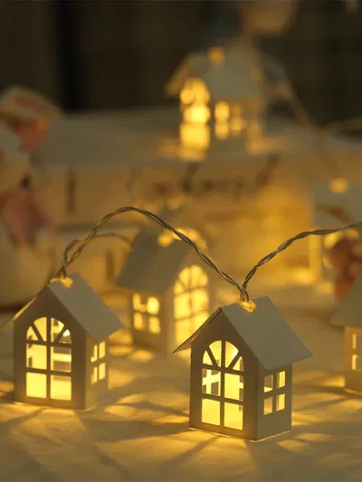 Guirnalda 10 Luces Casitas