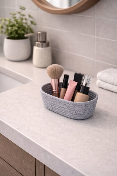 Canasta cordón ovalada chica