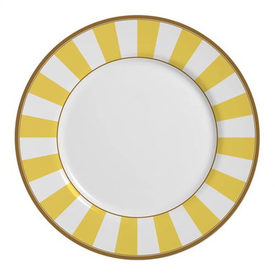 Plato Principal Stripe Amarillo