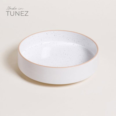 Ensaladera Cerámica Blanca