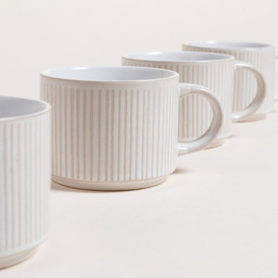Set de 4 tazas apilables