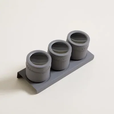 Especiero imantado gris x3