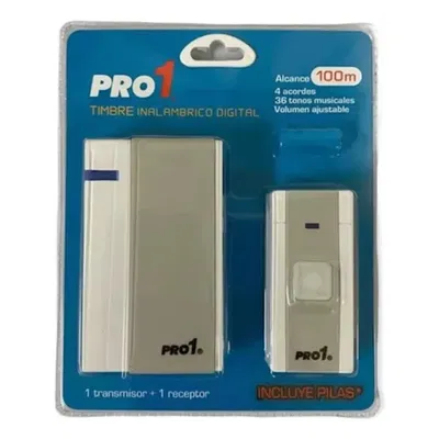 TIMBRE INALÁMBRICO DIGITAL PRO1