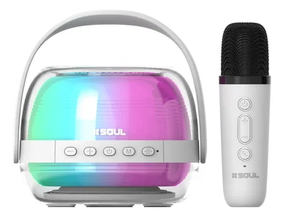 PARLANTE PARTY TEEN SOUL XS MINI KARAOKE BLANCO