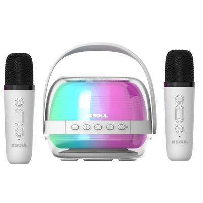 PARLANTE PARTY TEEN SOUL XS MINI KARAOKE BLANCO