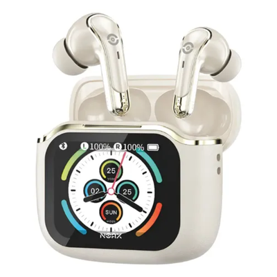 AURICULARES NOAX VIEW LED BEIGE