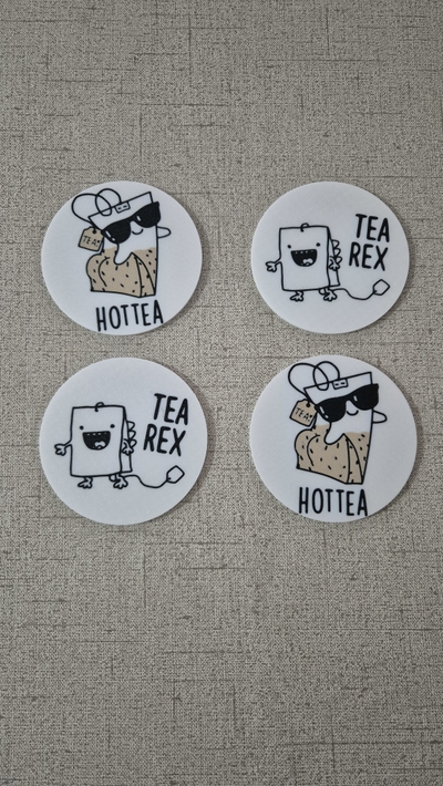 Posavasos personalizados x4