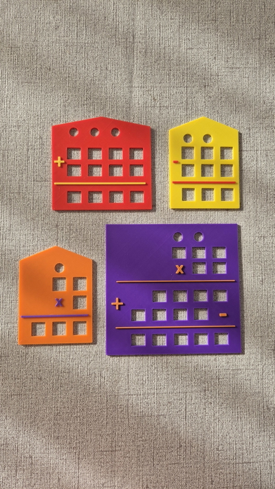 Casas de operaciones matemáticas 