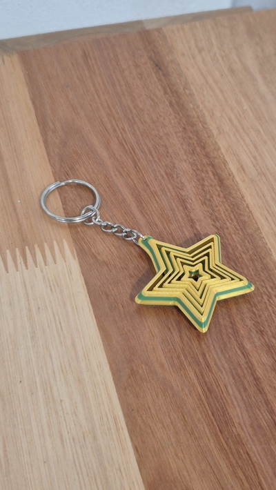 Llavero fidget estrella