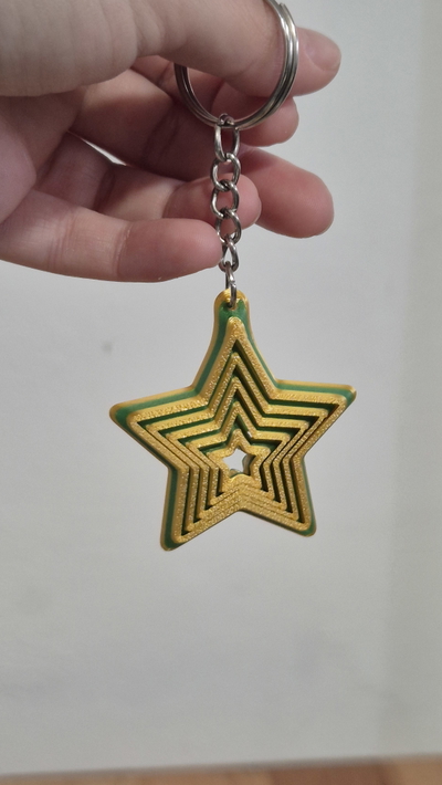Llavero fidget estrella