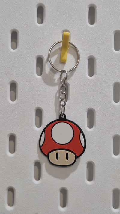 Llavero hongo Mario Bros