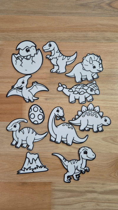 Pack Dinosaurios para pintar