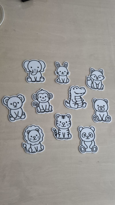 Pack de animales para pintar
