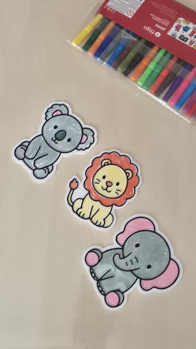 Pack de animales para pintar