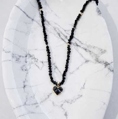 ✨COLLAR CRISTAL NEGRO✨