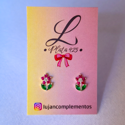 ✨AROS FLOR FUCSIA✨