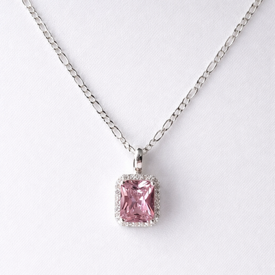 ✨COLLAR CON DIJE ROSA✨