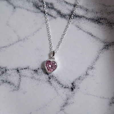 ✨COLLAR CORAZON ROSA✨