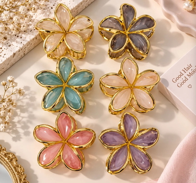 Broche bordes dorados surtidos 