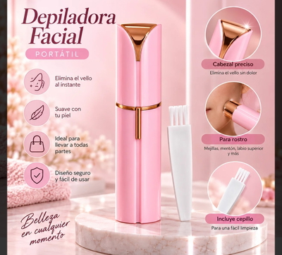 Depiladora facial portátil 