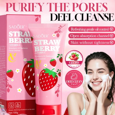 Limpiador facial de frutillas Sadoer 