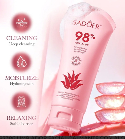 Limpiador facial de Aloe vera sadoer 