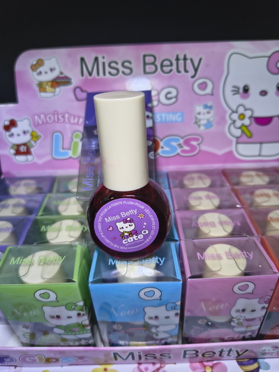 TINTA LABIAL CON ESTUCHE DE KITTY 