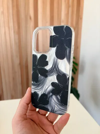 Funda Flores black
