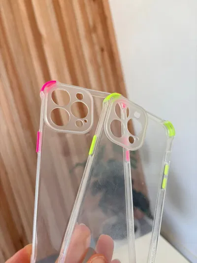 Funda Antishock Transparente Detalles en Color