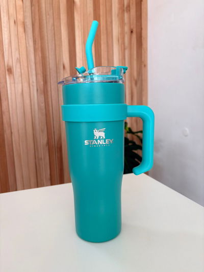 Vaso Quencher doble pico Imitación Stanley 1.200 ml - Turquesa