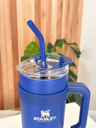 Vaso Quencher doble pico Imitación Stanley 1.200 ml - Azul